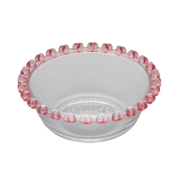 Mini Bowl de Cristal Rosa Lyor Coração